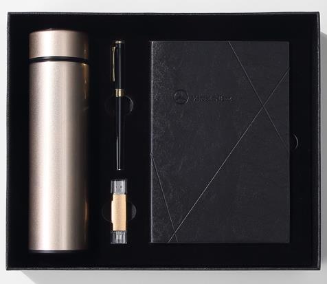 记事本保温杯U盘套装