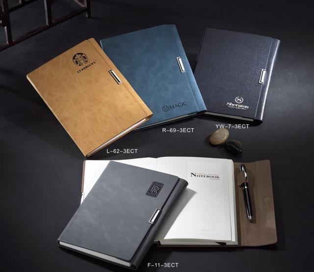 扬州反牛皮记事簿定制批发加印logo